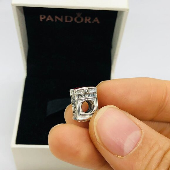 ✨🔥Pandora London Calling Booth "Call Me" Bead Charm S925 Sterling Silver - Picture 9 of 9